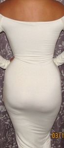 Long sleeve strapless dress